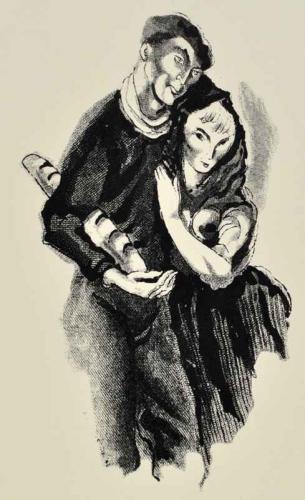 Man & Woman by Bernard Brussel-Smith (1914-1989)