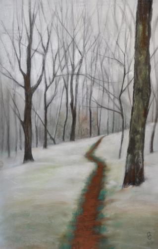 Winter Walk by Cindy Cave